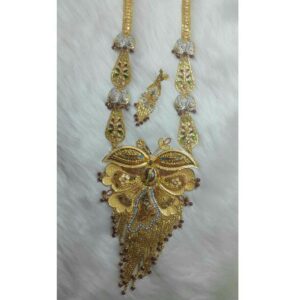 22K / 916 Gold Antique Vertical Ladies Long Set