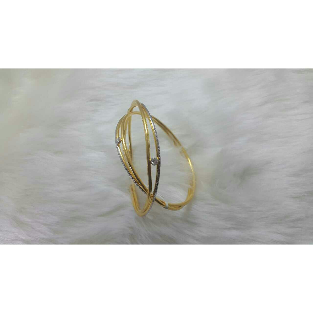 22K / 916 Yellow Gold Ladies Indian Designer Copper Bangle