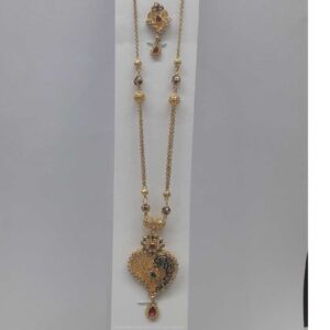 22KT Gold Ladies Fancy Necklace Set