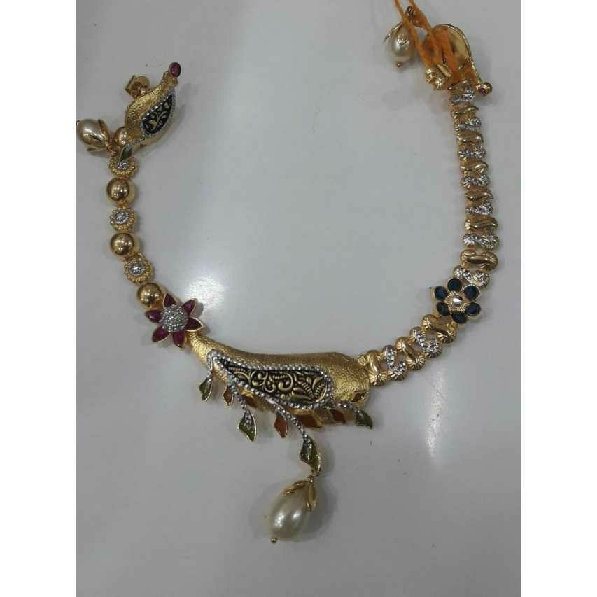 22KT Gold Fancy Necklace Set