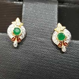 22KT Gold Ladies Fancy Earrings