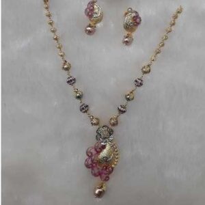 22KT Gold Ladies Indian Fancy Dokiya Set