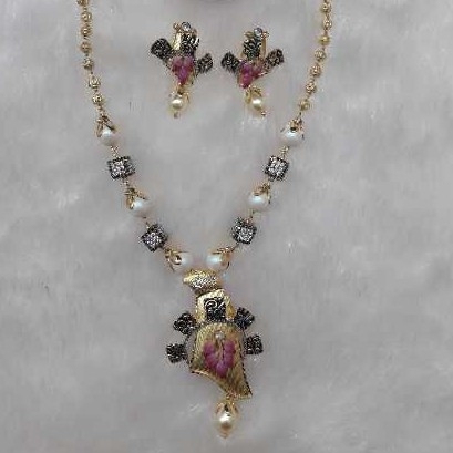 22KT Gold Ladies Indian Fancy Dokiya Set