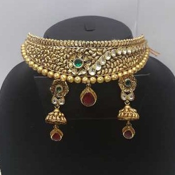 Fancy Gold 22Kt Chowker