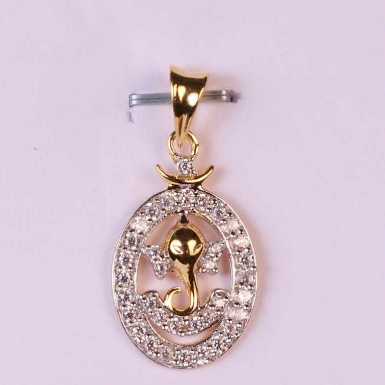 18KT Gold God Ganesh Pendent