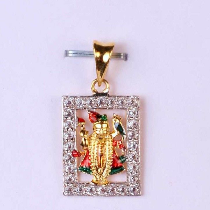 18KT Gold Shree Nathji  God Pendent