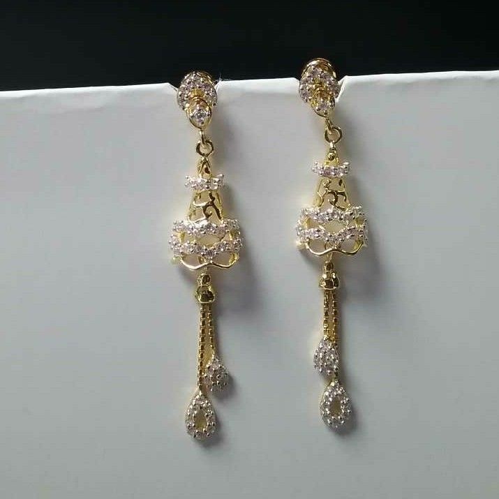 Fancy 916 Gold Ladies Earrings