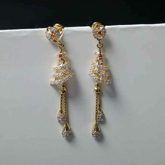 22KT Gold Ladies Indian Tops With Chain Latkan