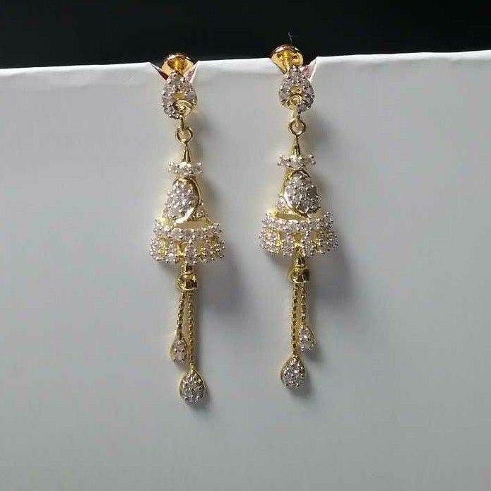 22KT Gold Ladies Indian Designer Tops With Chain Latkan