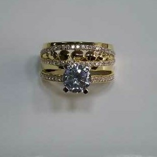 22KT Gold Ladies Indian Fancy Ring