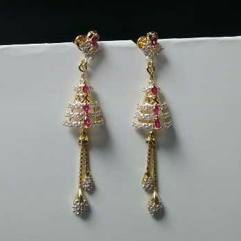 22K Gold Ladies Indian Fancy T Tops Chain Latkan