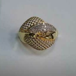 22K Gold Ladies Italian Modern Ring