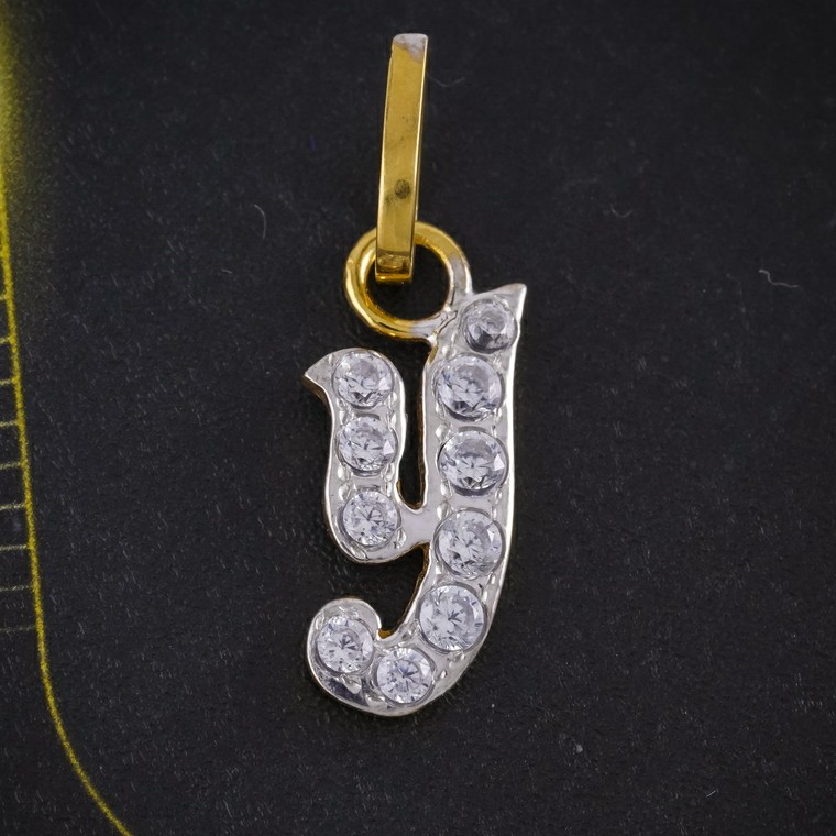 cz letter pendant