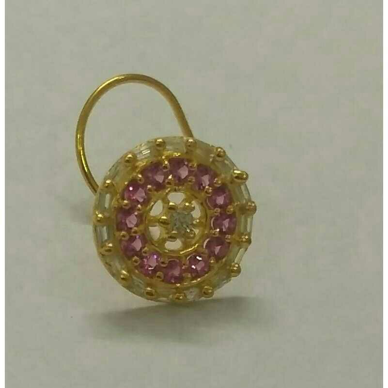 916 Gold Color Diamond Ladies Nose Pin