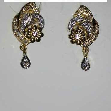 Gold Ladies Indian Fancy Butti Yellow