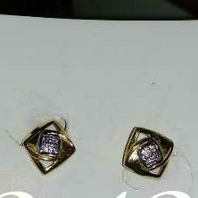 Gold Ladies Indian Fancy Butti Yellow