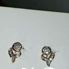Gold Ladies Indian Fancy Butti Yellow