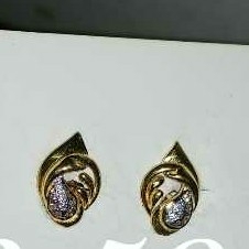 Gold Ladies Indian Fancy Butti Yellow