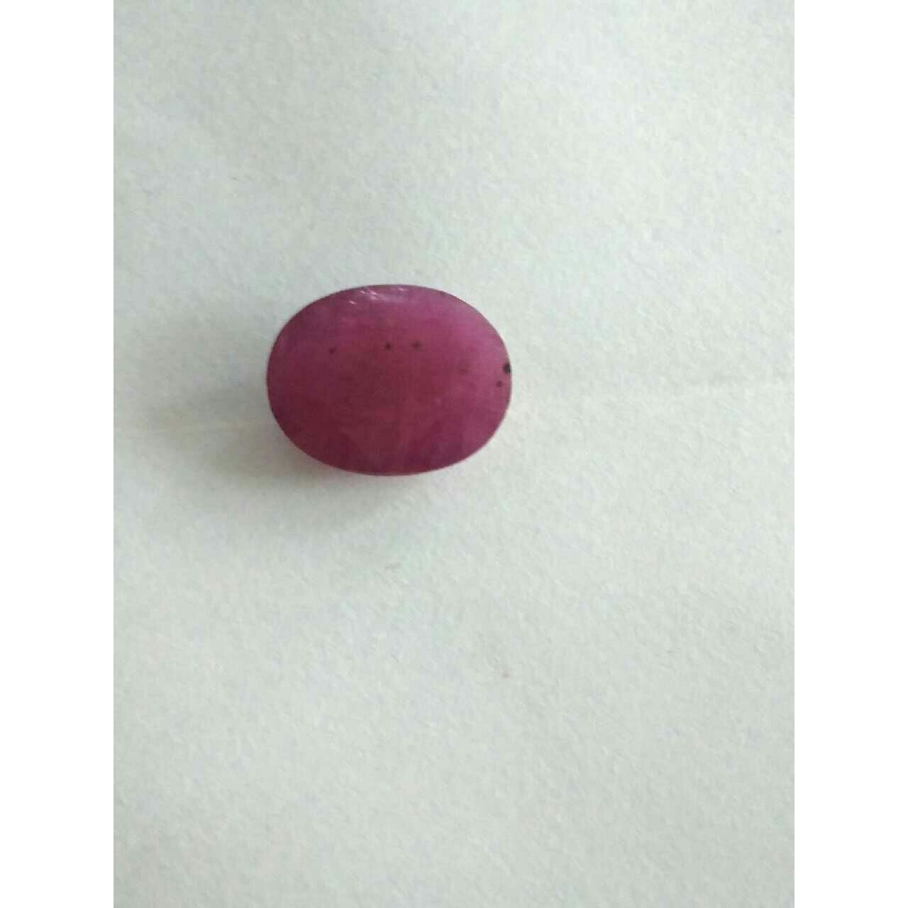 5.65ct oval red ruby-manek