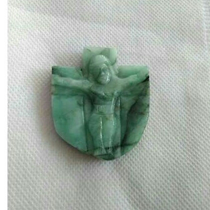 106ct kite green emerald-panna