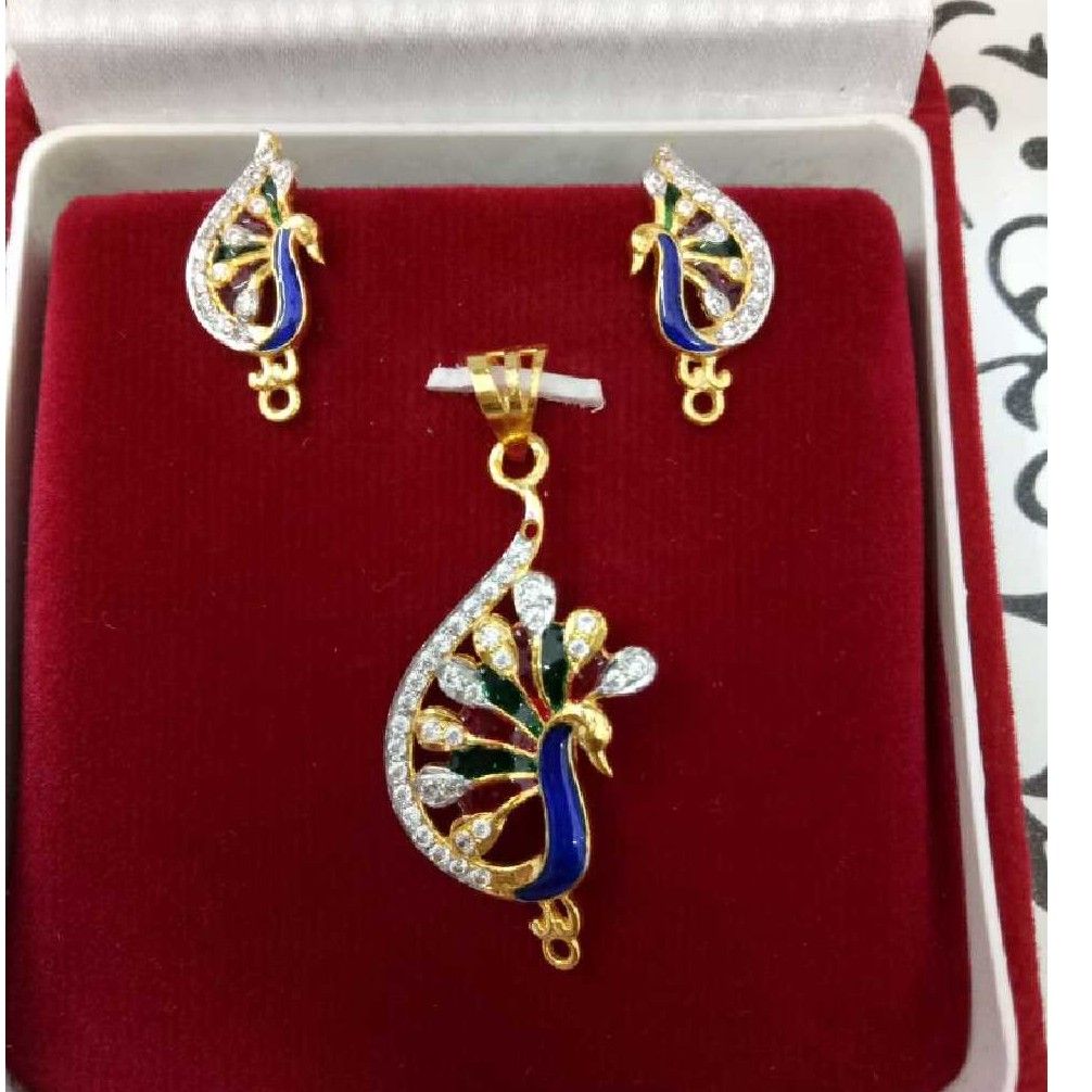 22KT Gold Pendant Set