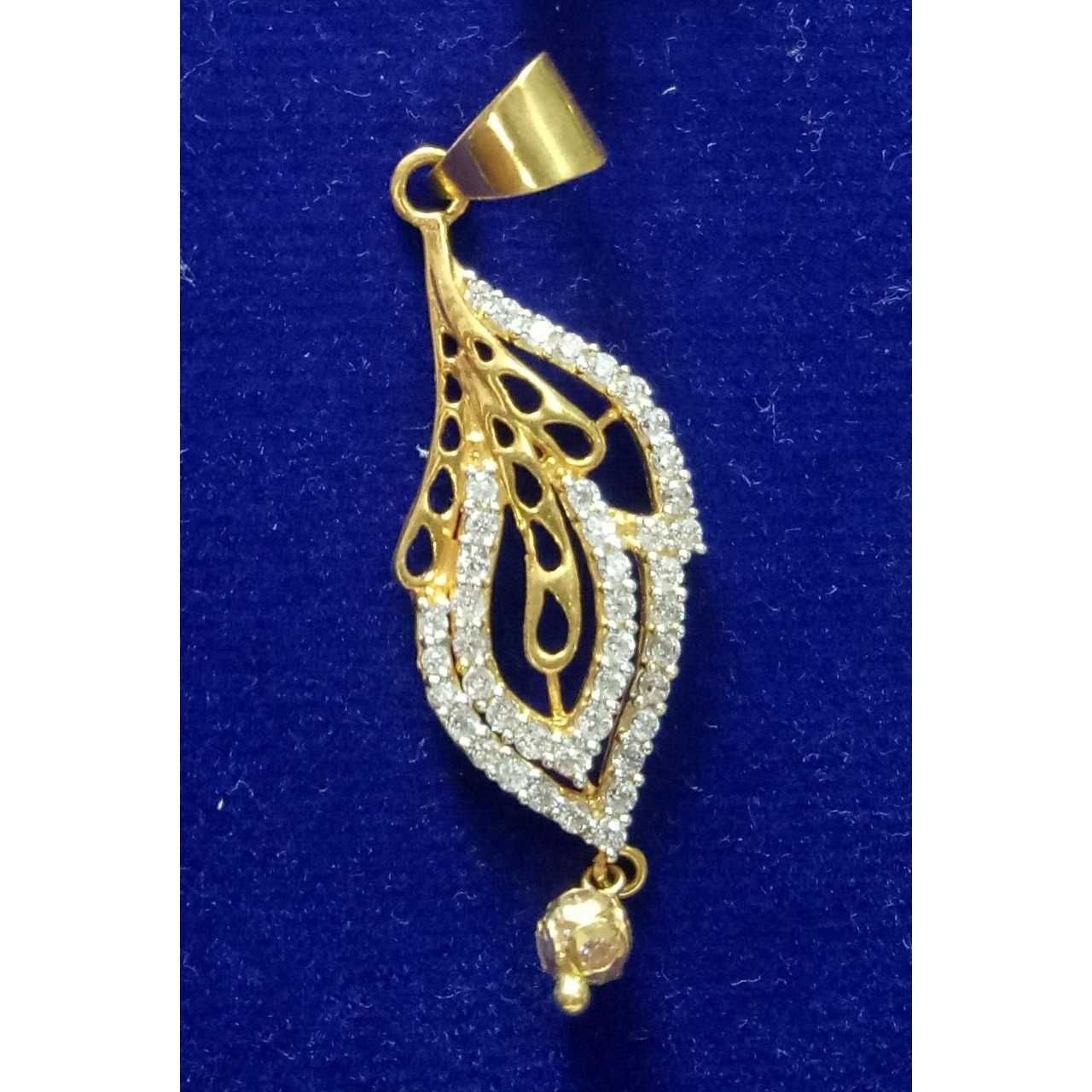 22KT Gold Designer Pendant