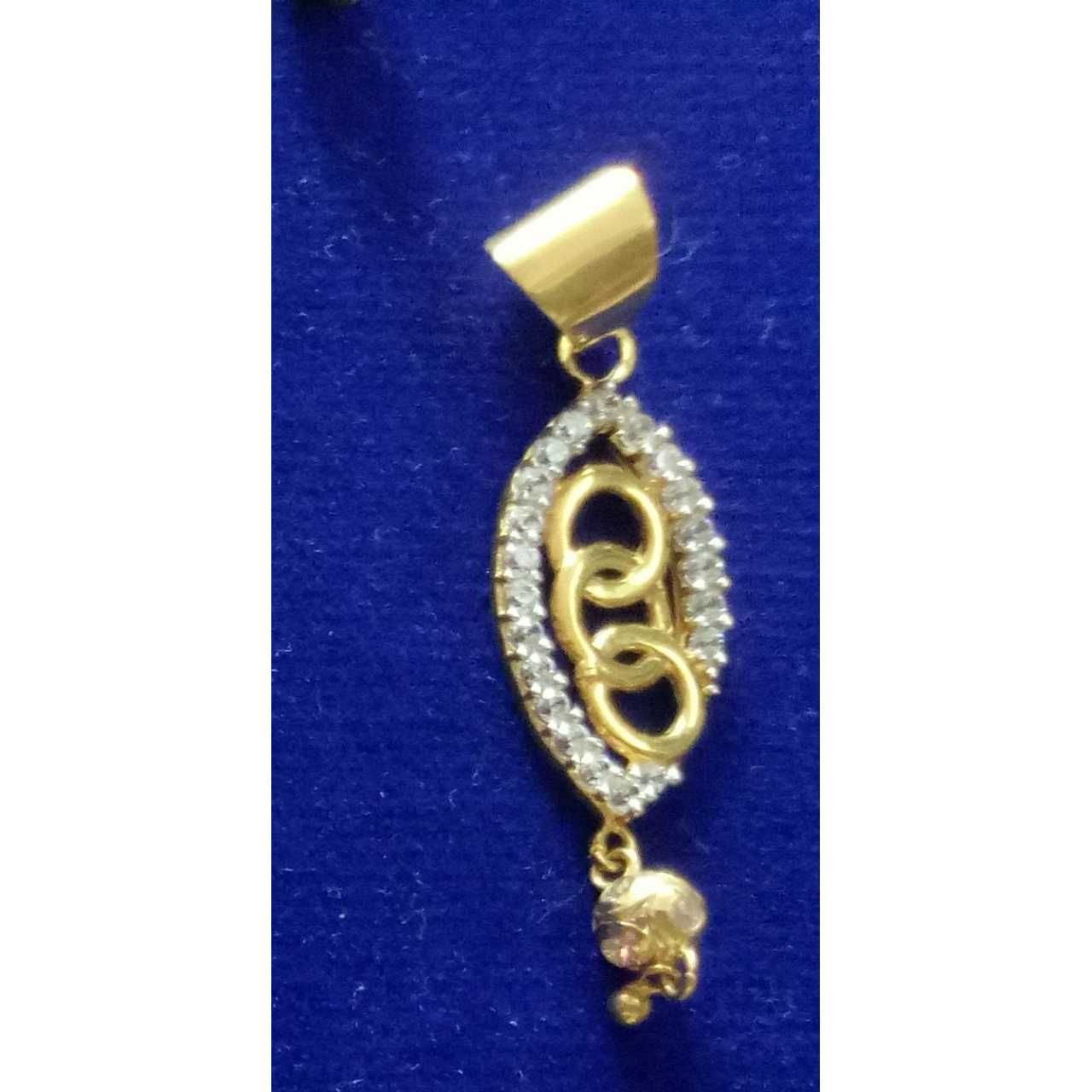 22KT Gold Designer Pendant