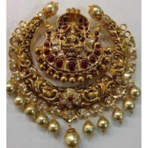 22K / 916 Gold Ladies Indian Nakshi Work Pendant