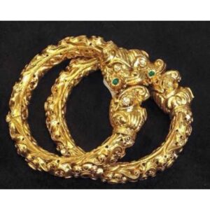Gold Bangles Nakshi Work