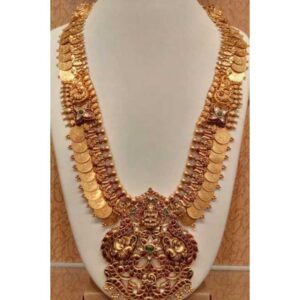 Gold Necklace Nakshi Work