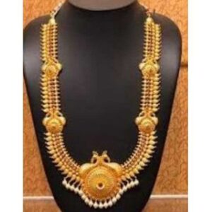 Gold Necklace Nakshi Work