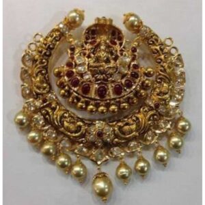 Gold Pendant Nakshi Work