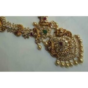 Gold Necklace Nakshi Work