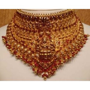 Gold Necklace Nakshi Work