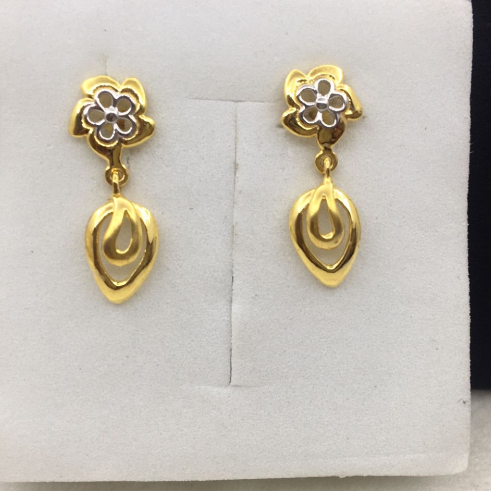 18k Yellow Gold Classic Plain Earrings
