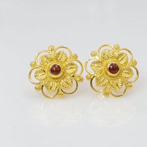 Yellow Gold Classy Earrings
