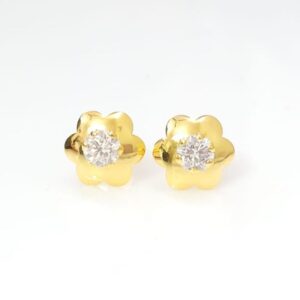 Yellow Gold Grand Design Earrings