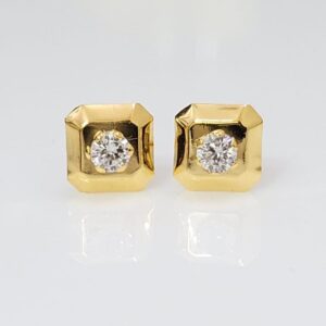 Yellow Gold Fine Design Earrings