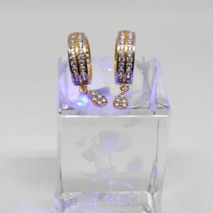 18KT gold stylish bali earring dj-e010