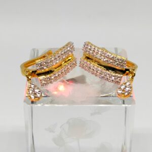 18KT gold classic diamond earring dj-e009