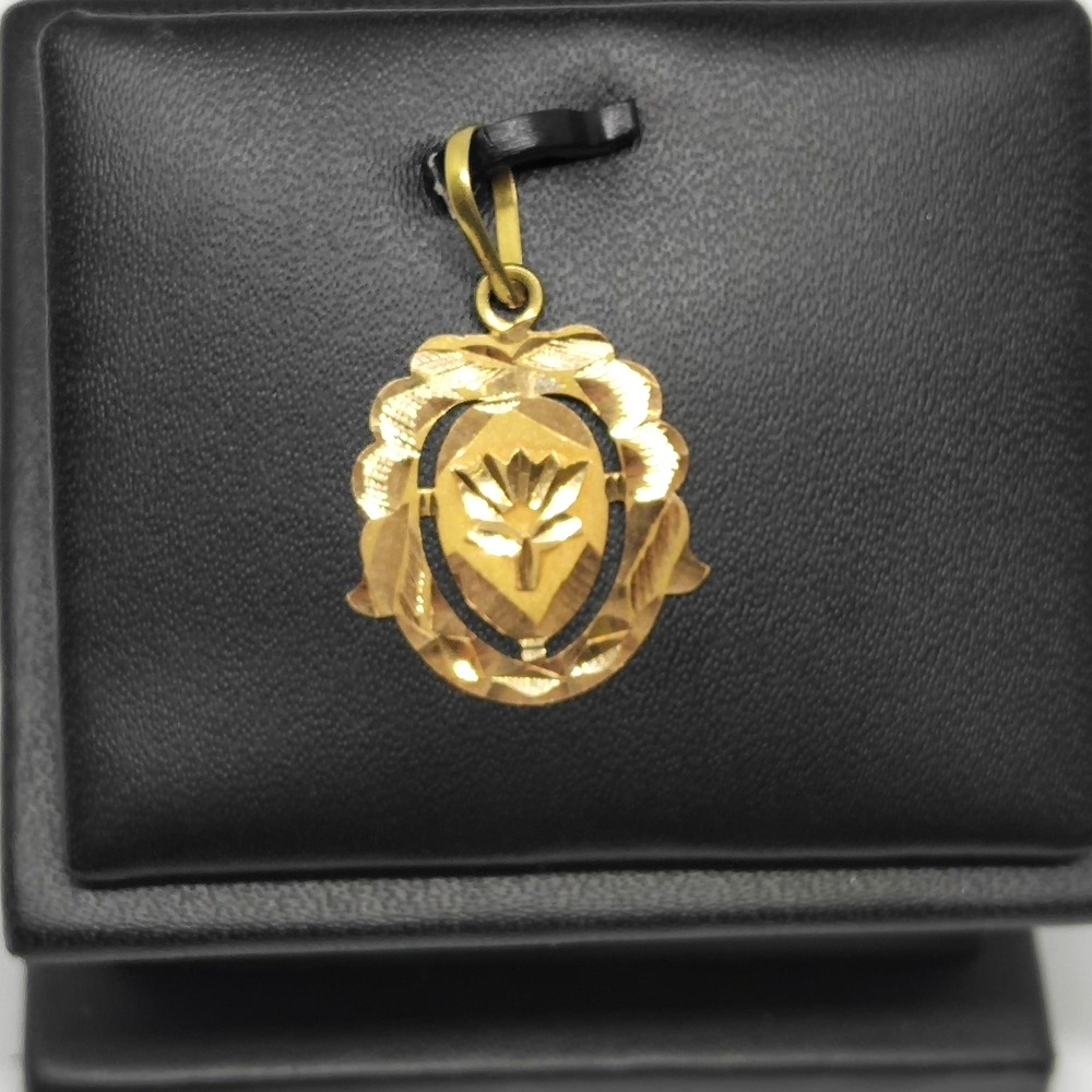 18Kt gold fancy pendant dj-p003