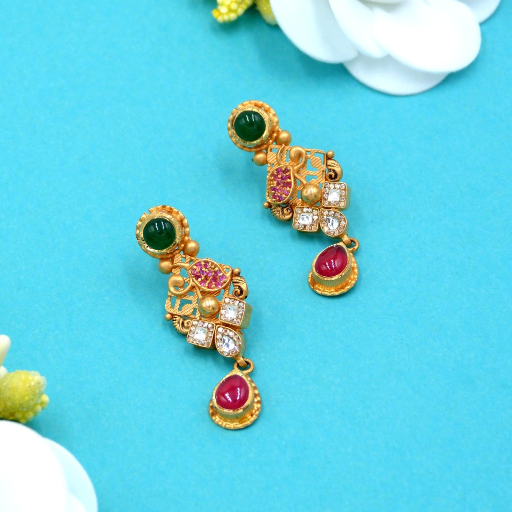 Antique Earrings 916 Gold
