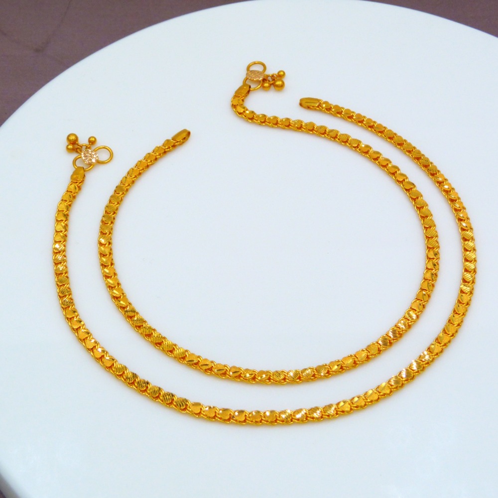 light weight payal 22k gold