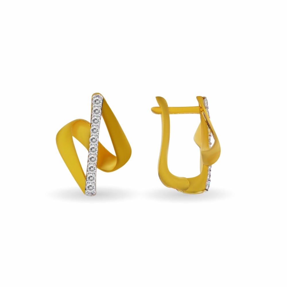 3D Curve 18k Gold Bali