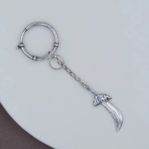 Sword 925 Silver Keychain