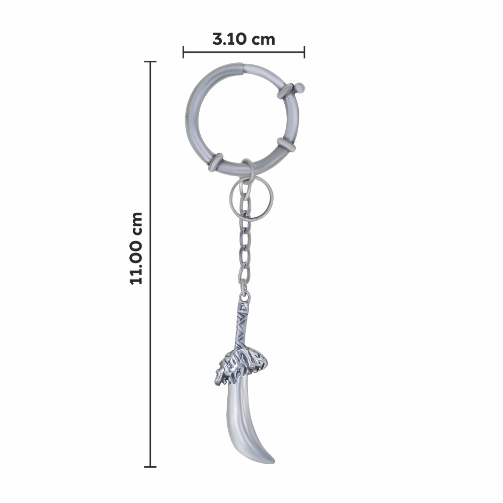 Sword 925 Silver Keychain