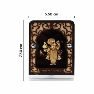Shrinathji 24k gold foil frame