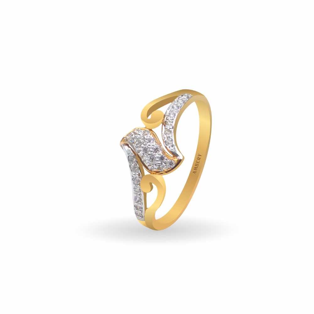 Fancy Lady Ring 22k Gold