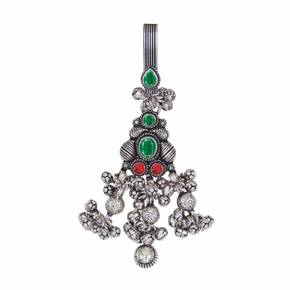 Antique Silver Oxidized Judo