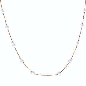 22k gold Pearl Chain